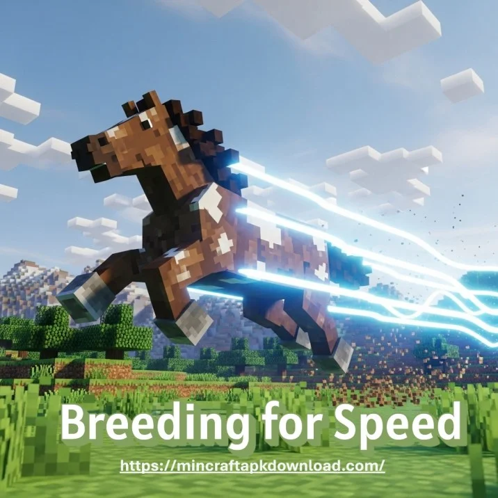 fast horse breeding for speed in minecraft pe